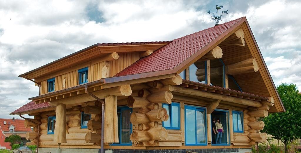 канадский деревянный дом ручной рубки, чашка diamond
